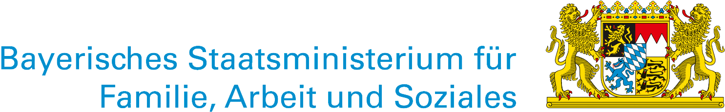 Logo Bayerisches Staatsministerium für Familie, Arbeit und Soziales